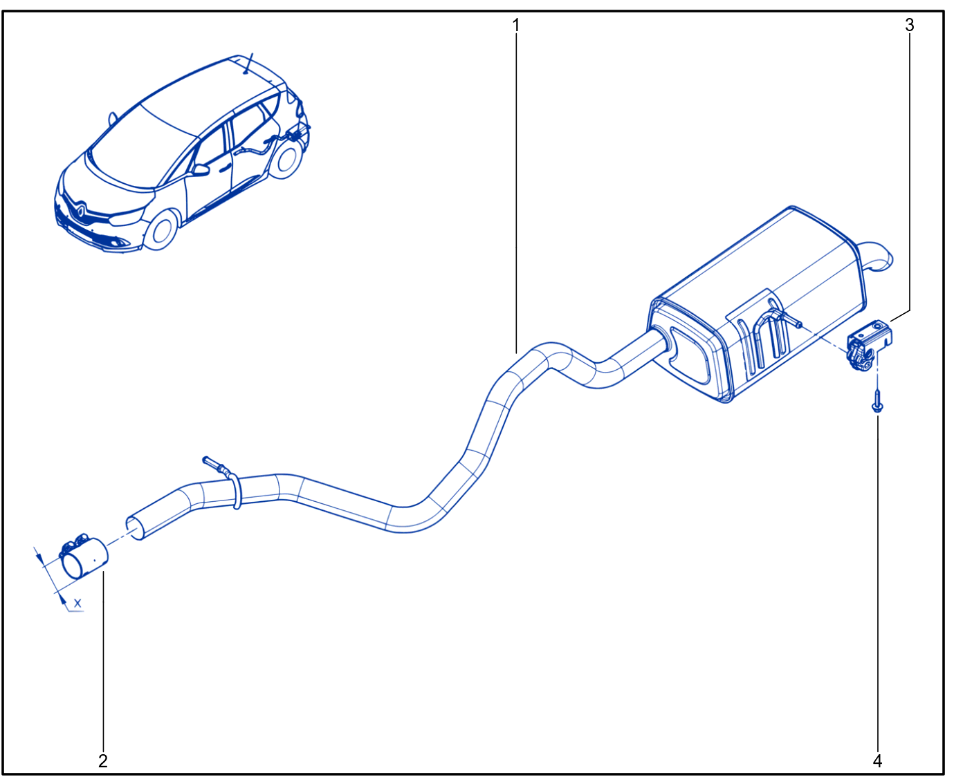 Exhaust Pipe - 01106940
