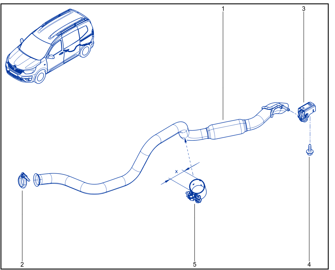 Exhaust Pipe - 01106959