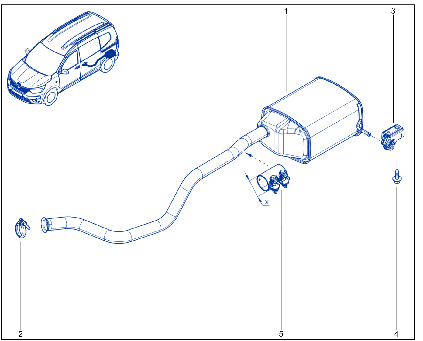 Exhaust Pipe - 01106961