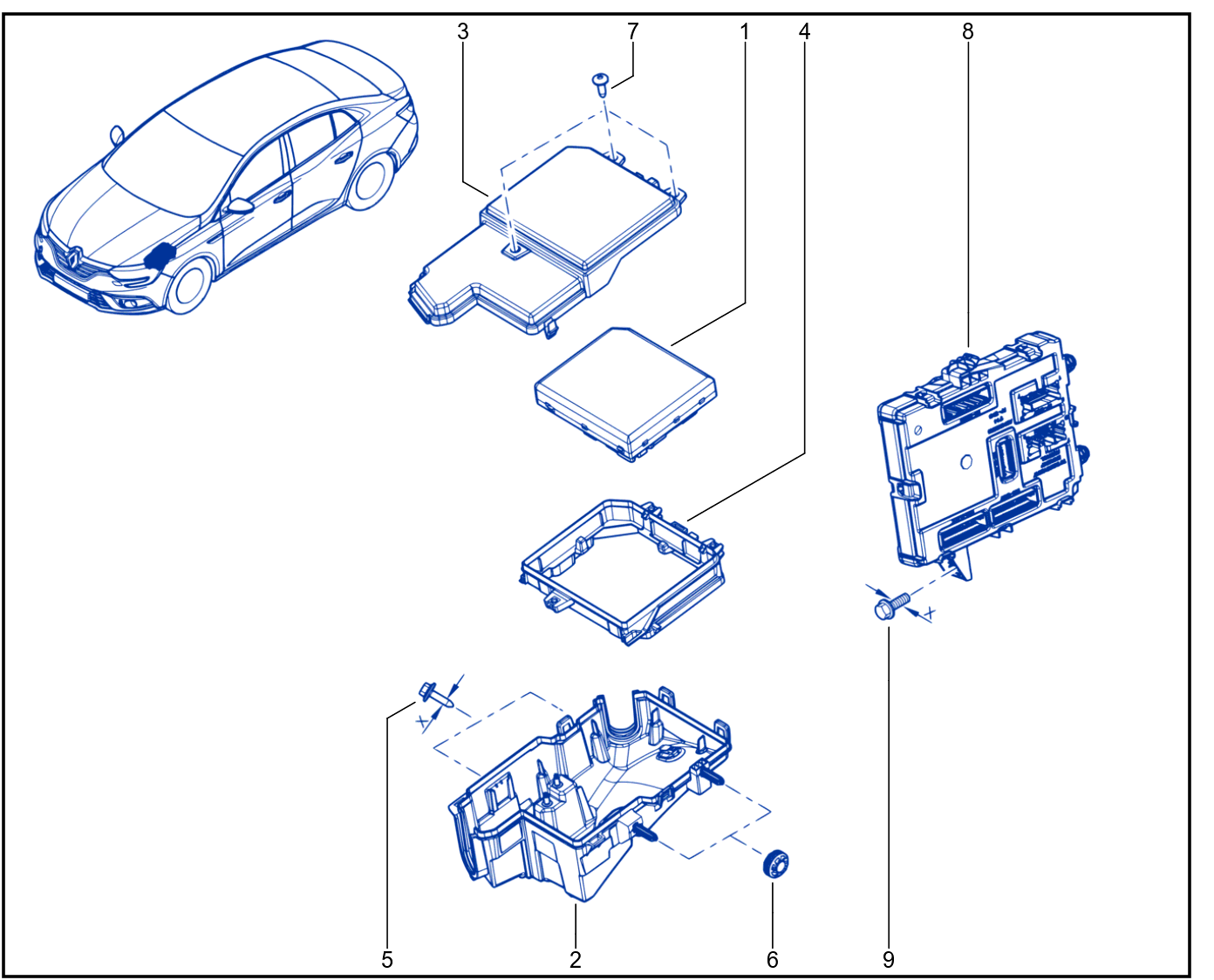 Wiring - Engine Components - 01107079