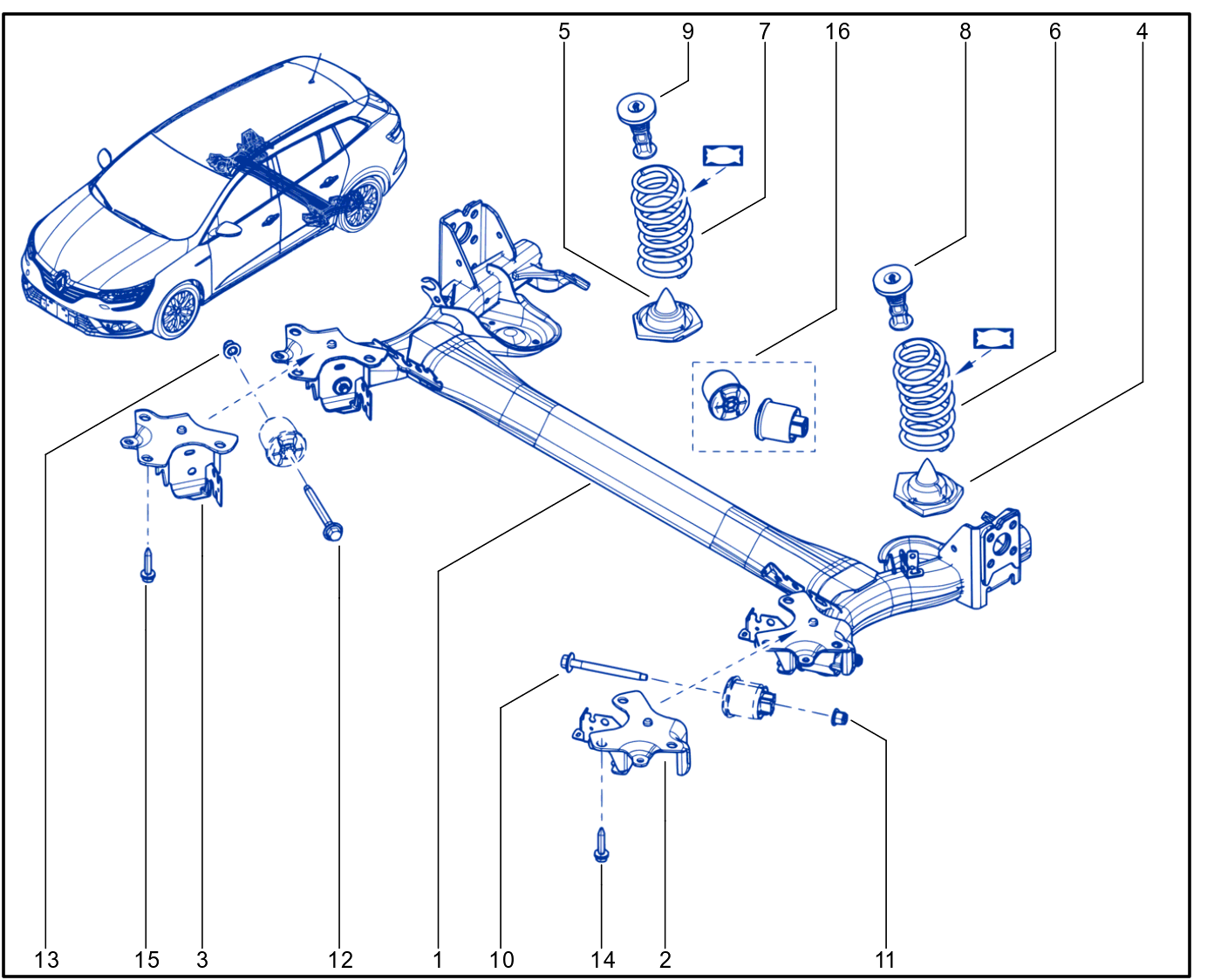 Rear Axle Component - 01107089