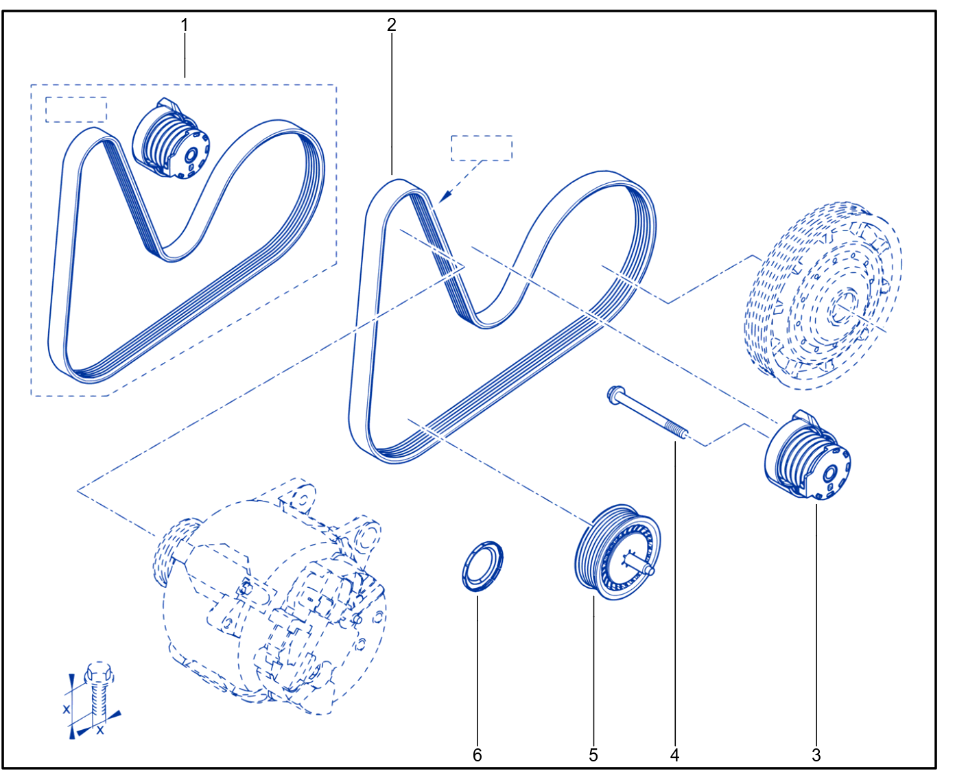 Tensioner - Belt - 01107149