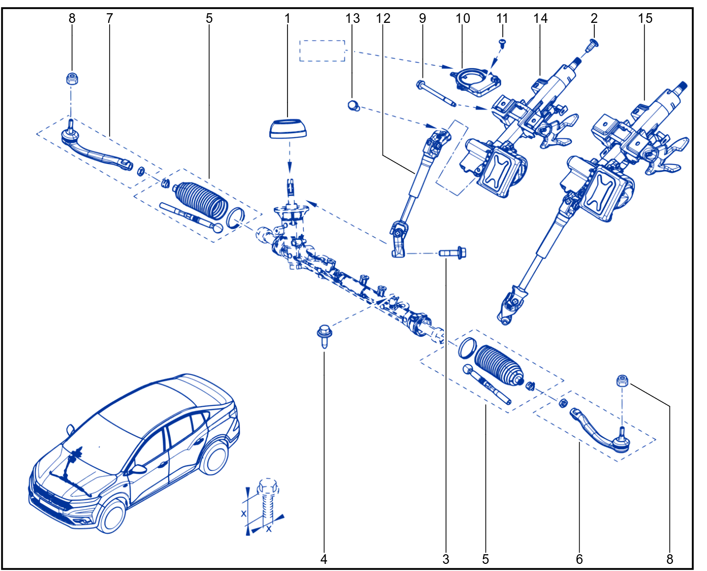Steering Column - 01107232