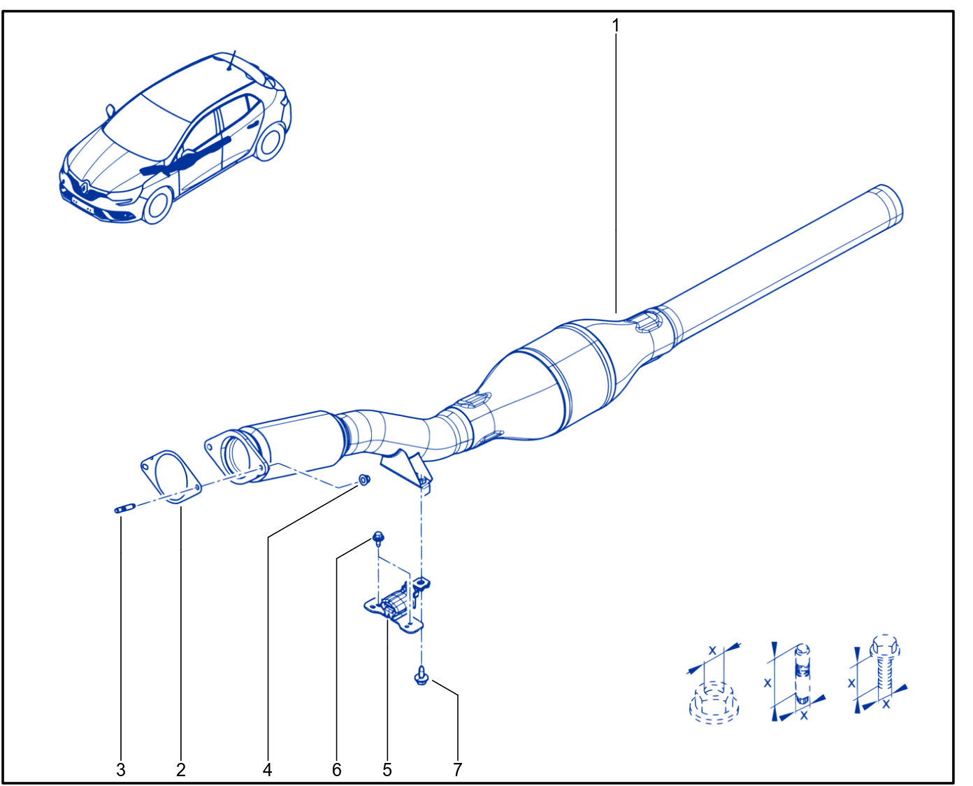 Exhaust Pipe - 01107242