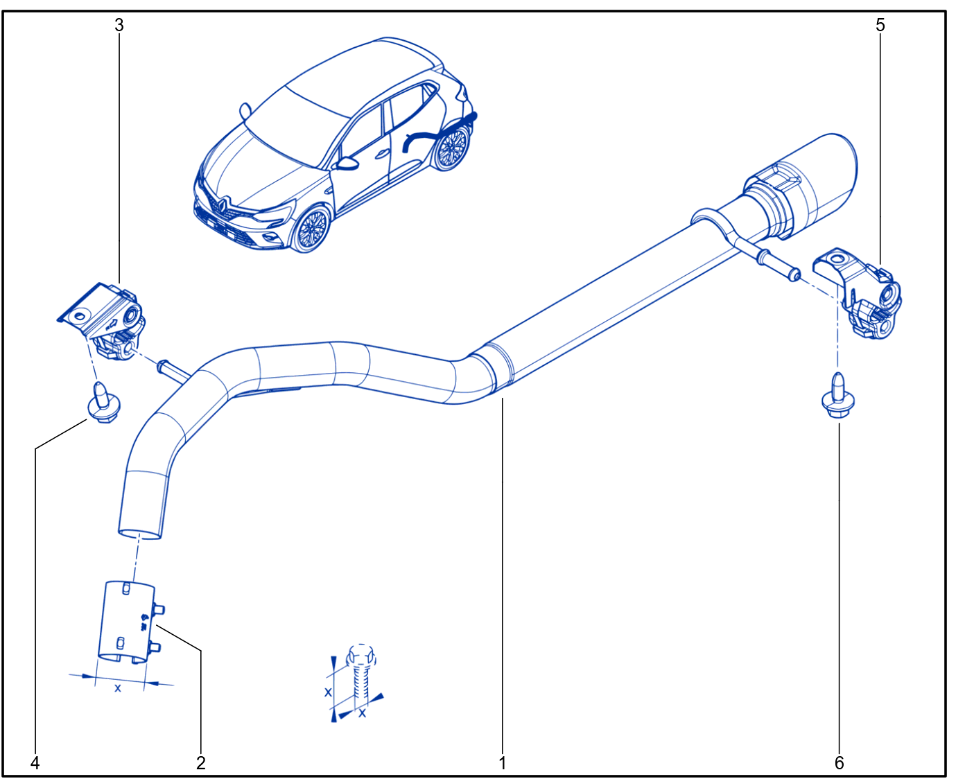 Exhaust Pipe - 01107277