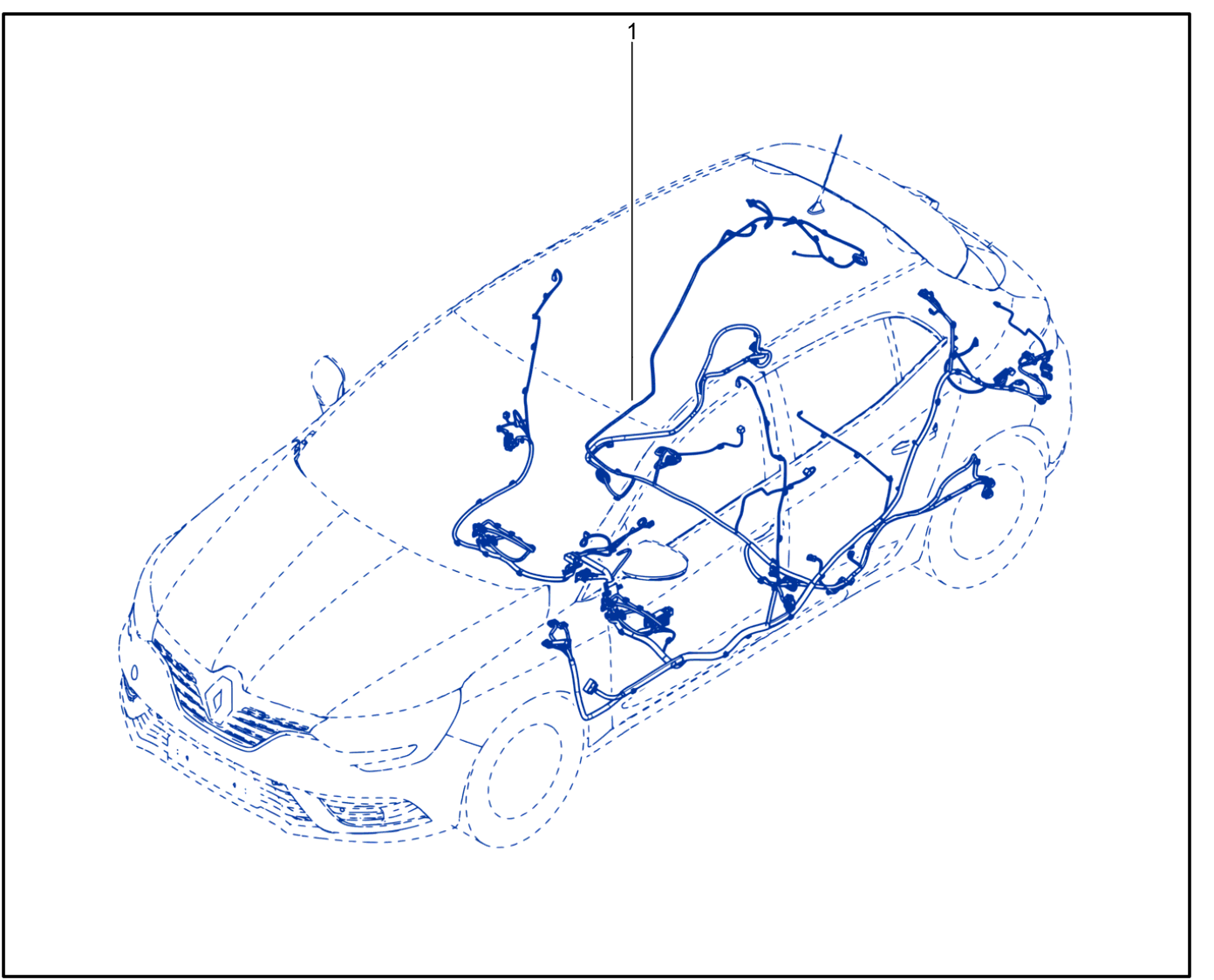 Wiring - Passenger Compartment Components - 01107418