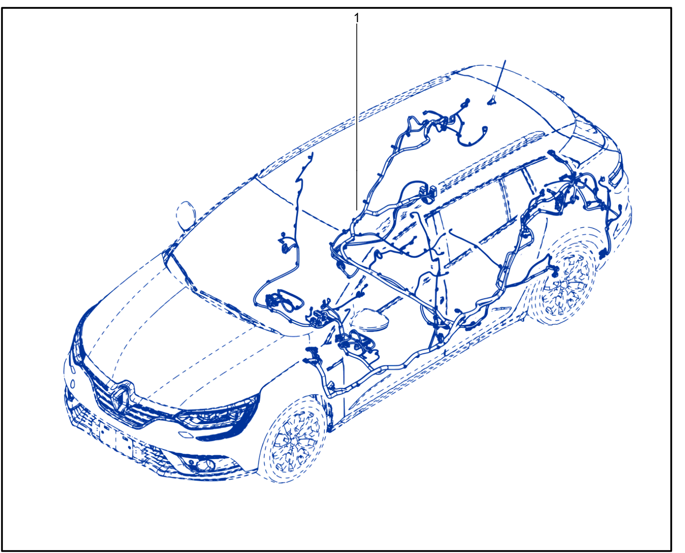 Wiring - Passenger Compartment Components - 01107477