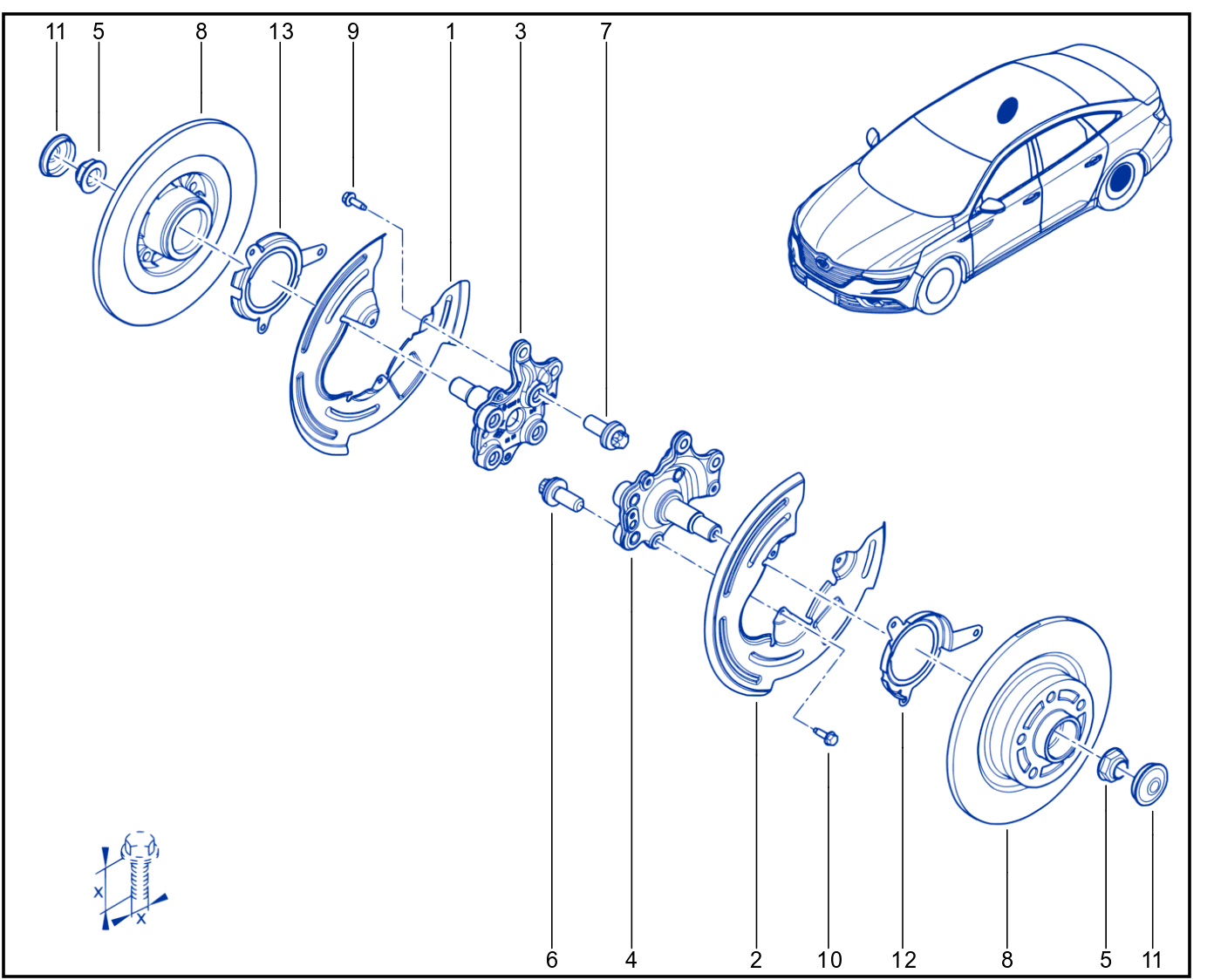 Rear Brake - 01107569