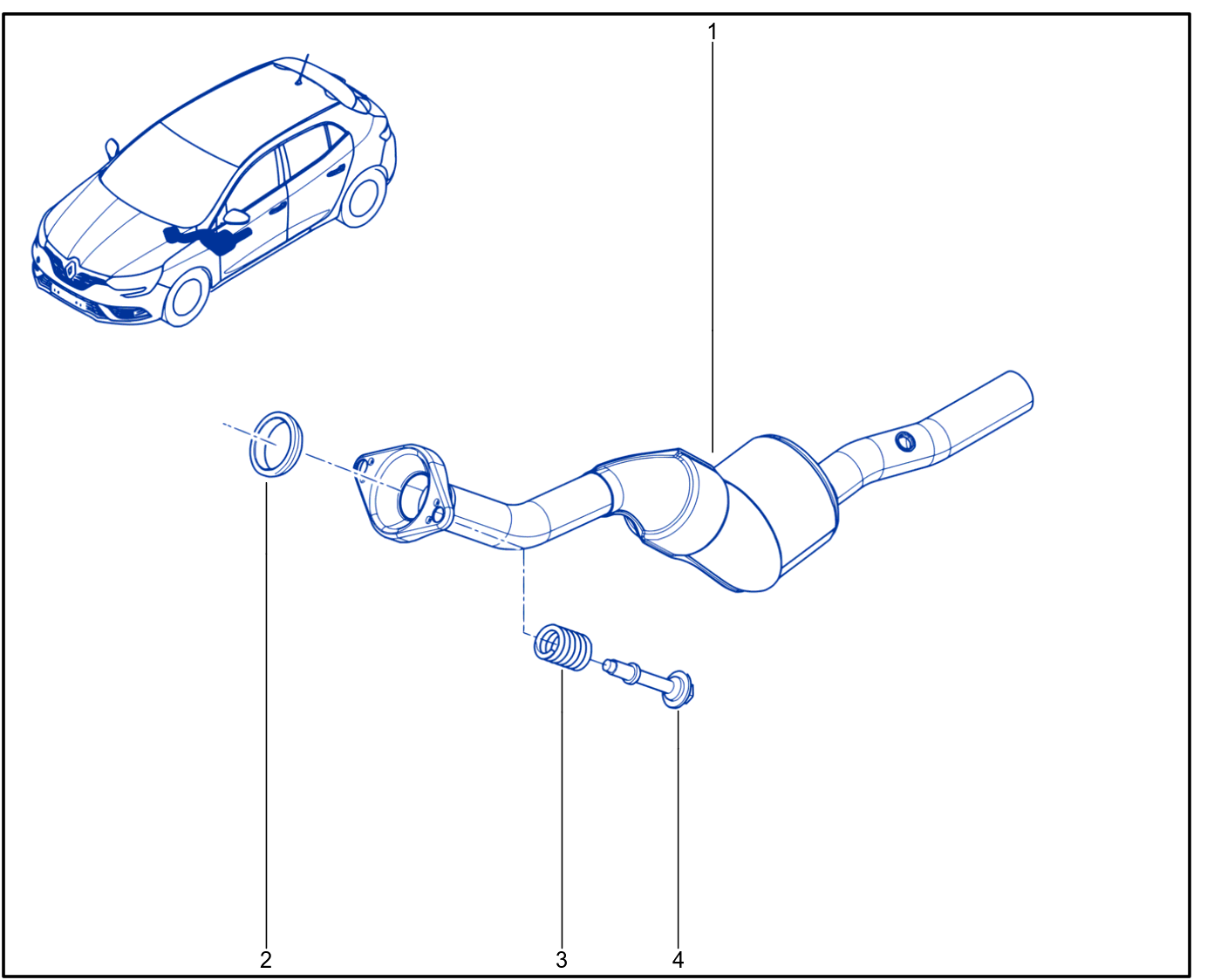 Exhaust Pipe - 01107614