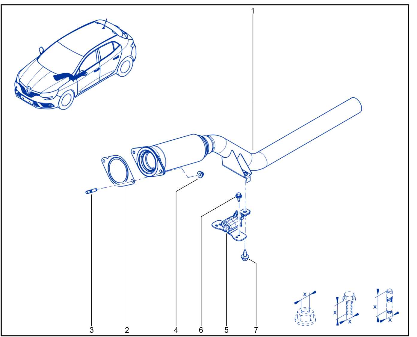Exhaust Pipe - 01107615