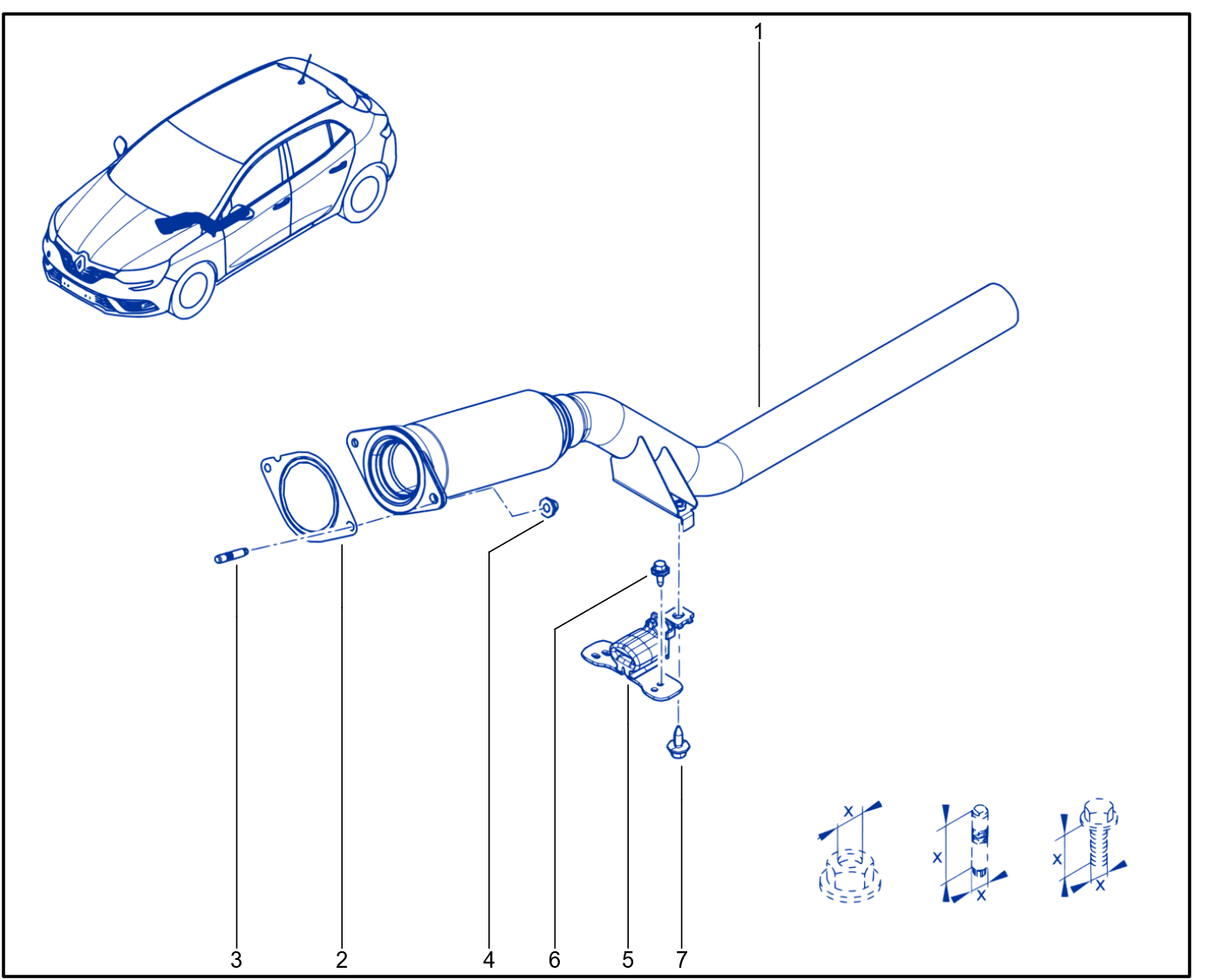 Exhaust Pipe - 01107619