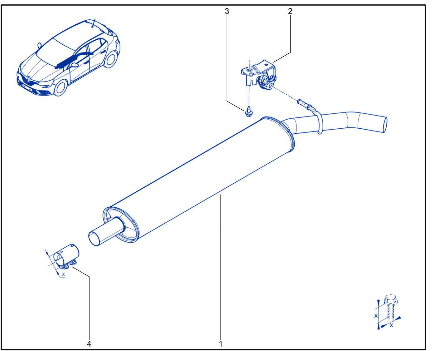 Exhaust Pipe - 01107620