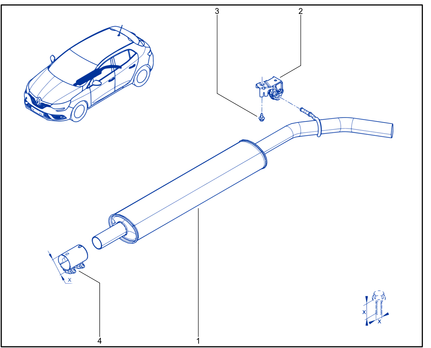 Exhaust Pipe - 01107621