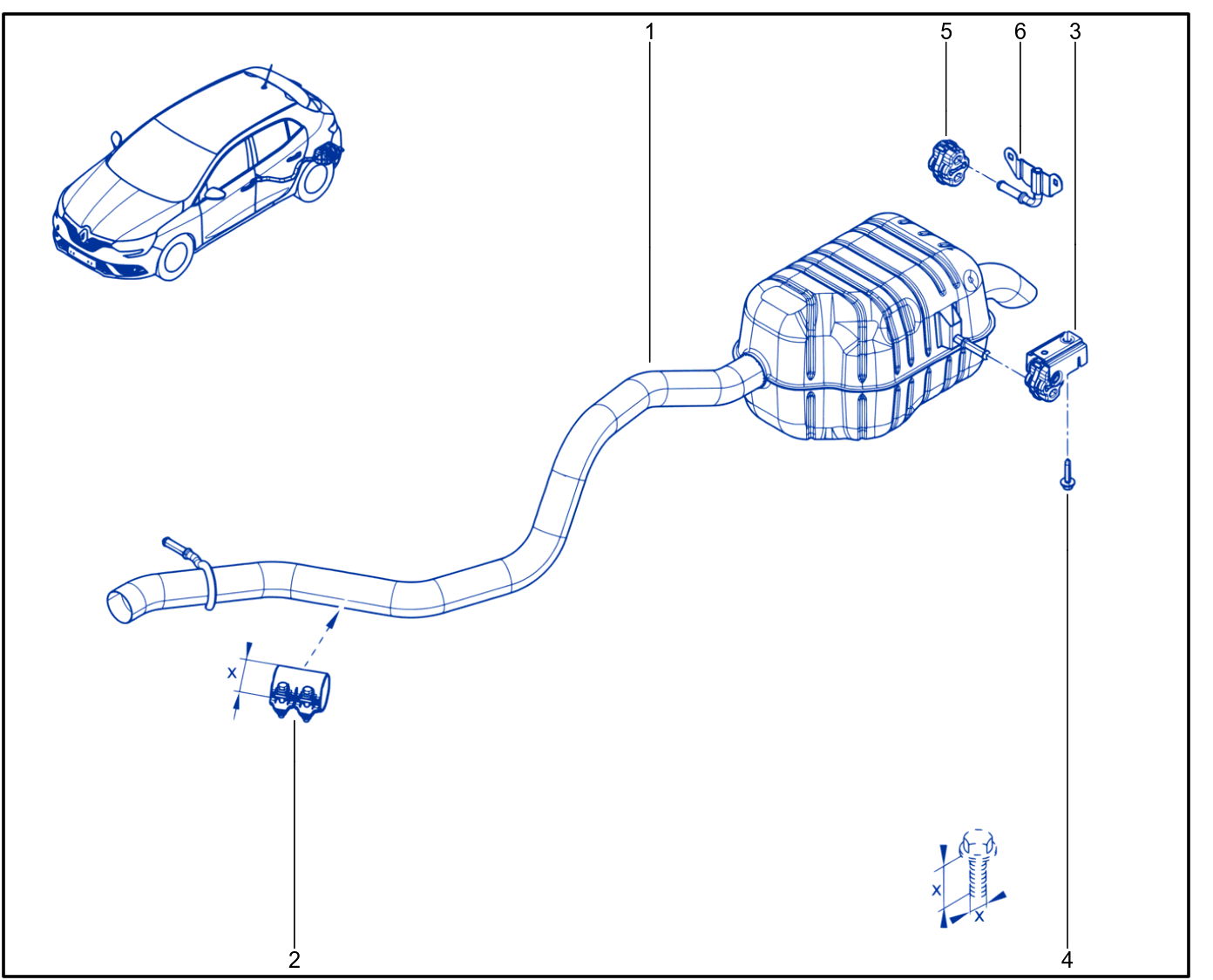 Exhaust Pipe - 01107639