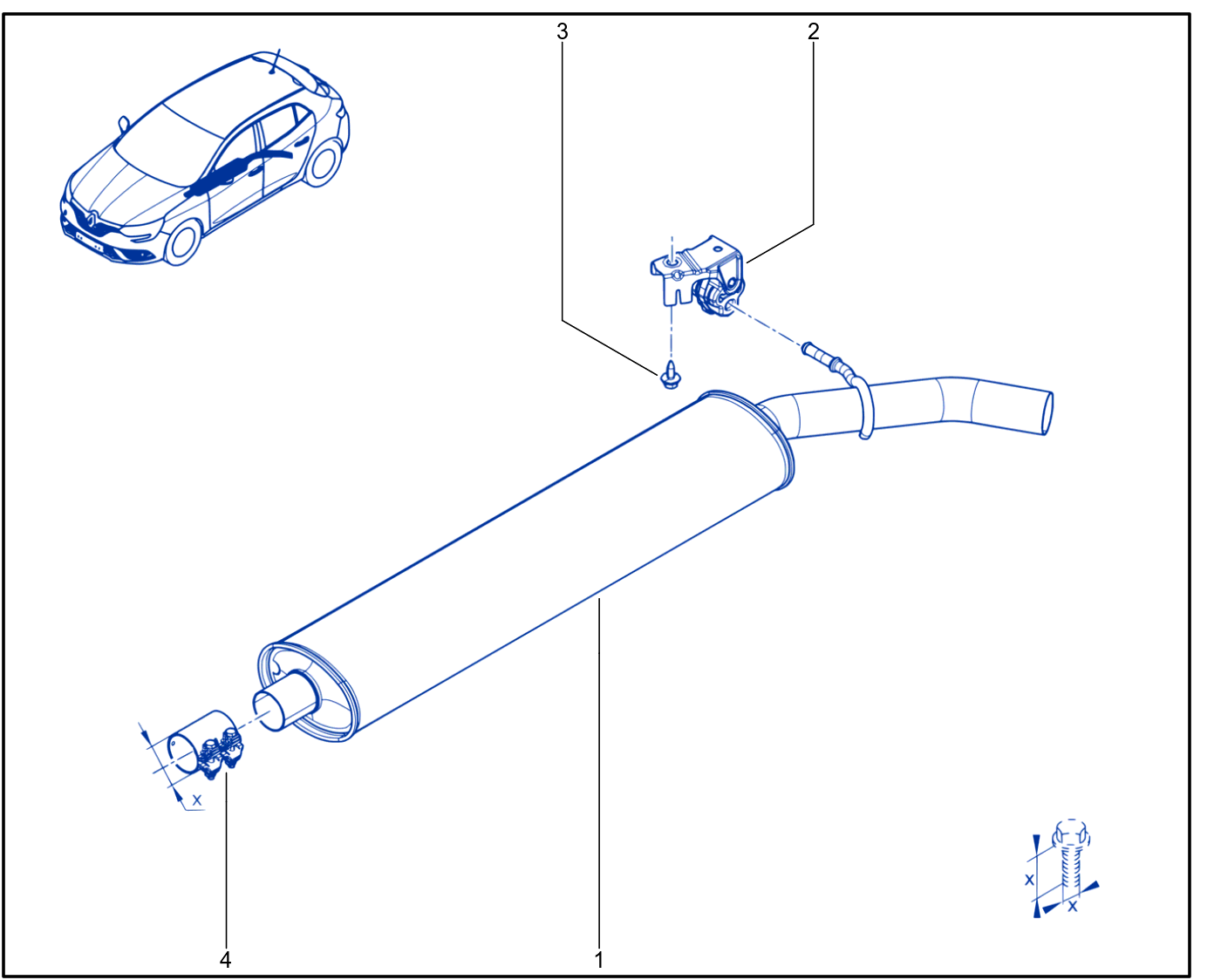 Exhaust Pipe - 01107640