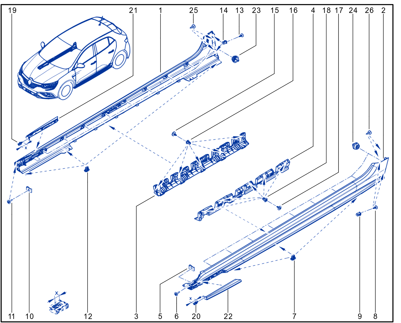 Aerodynamic Component - Side Step - 01107769