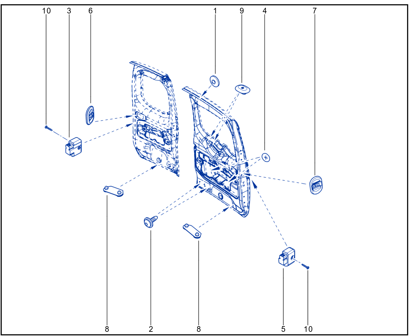 Sealing Of Non-Side Opening Elements - 01107828