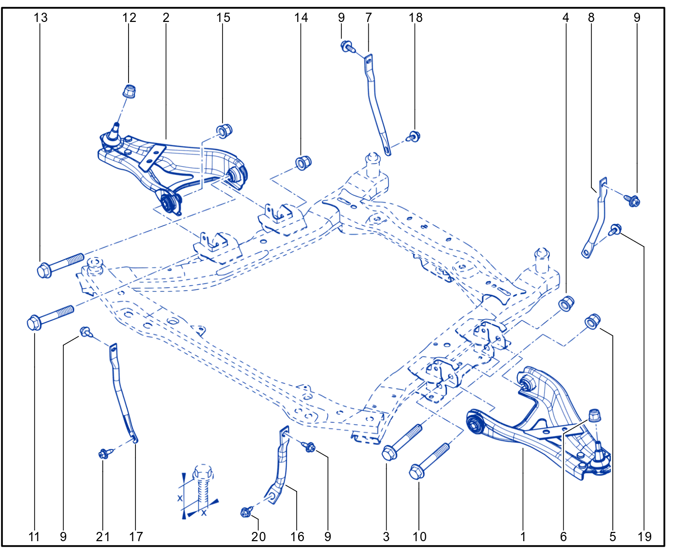 Front Axle Component - 01107853