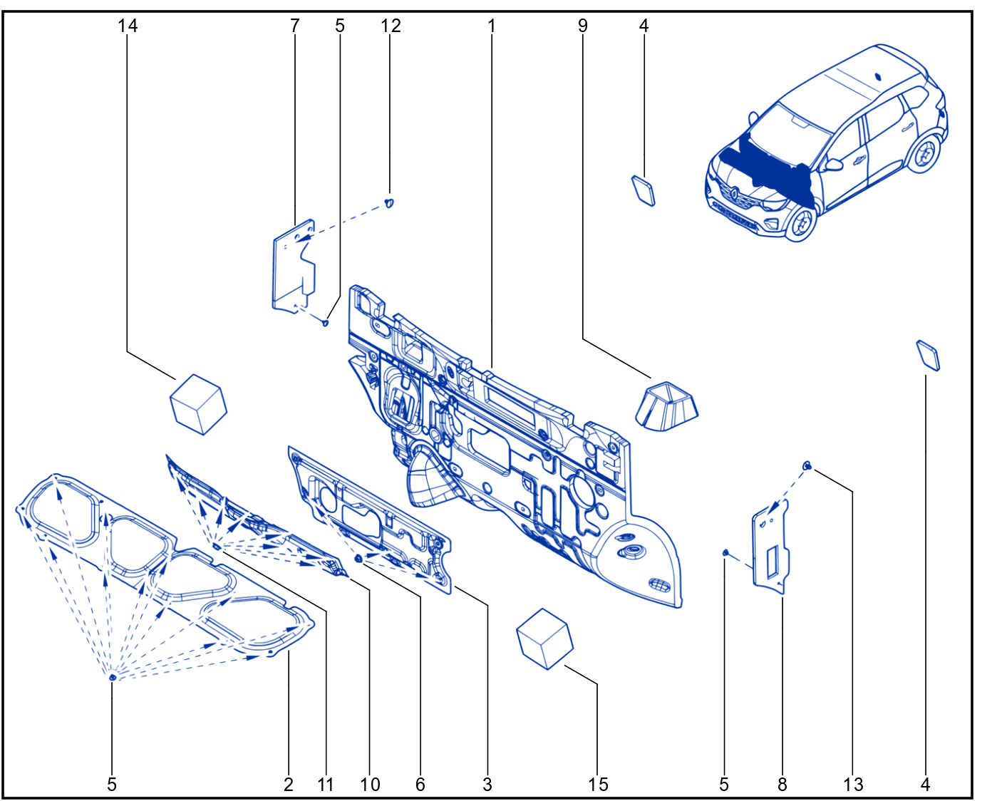 Luggage Compartment Trim - 01107878