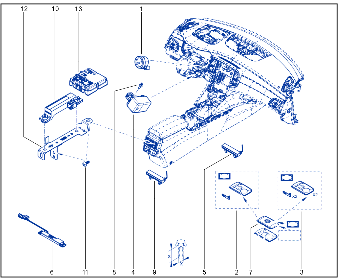 Engine Immobiliser System - Keys - Cards - 01107883