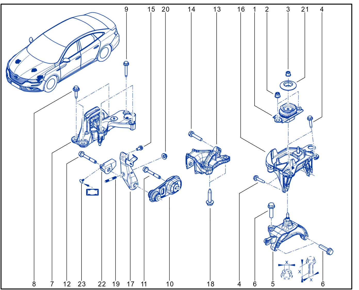Engine And Transmission Assembly Support - 01108001