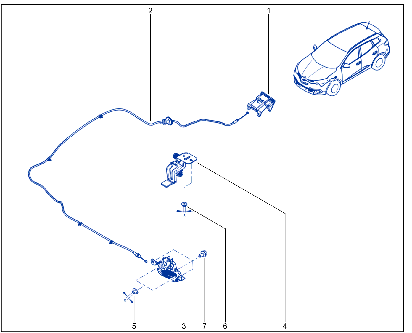 Front Opening Element Control And Mechanism - 01108263
