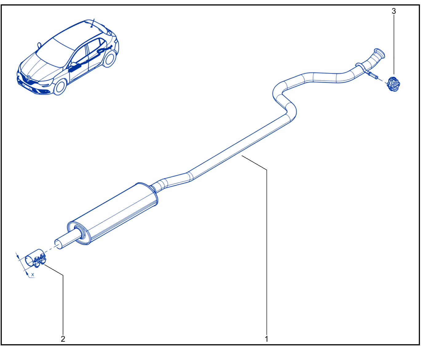 Exhaust Pipe - 01108265