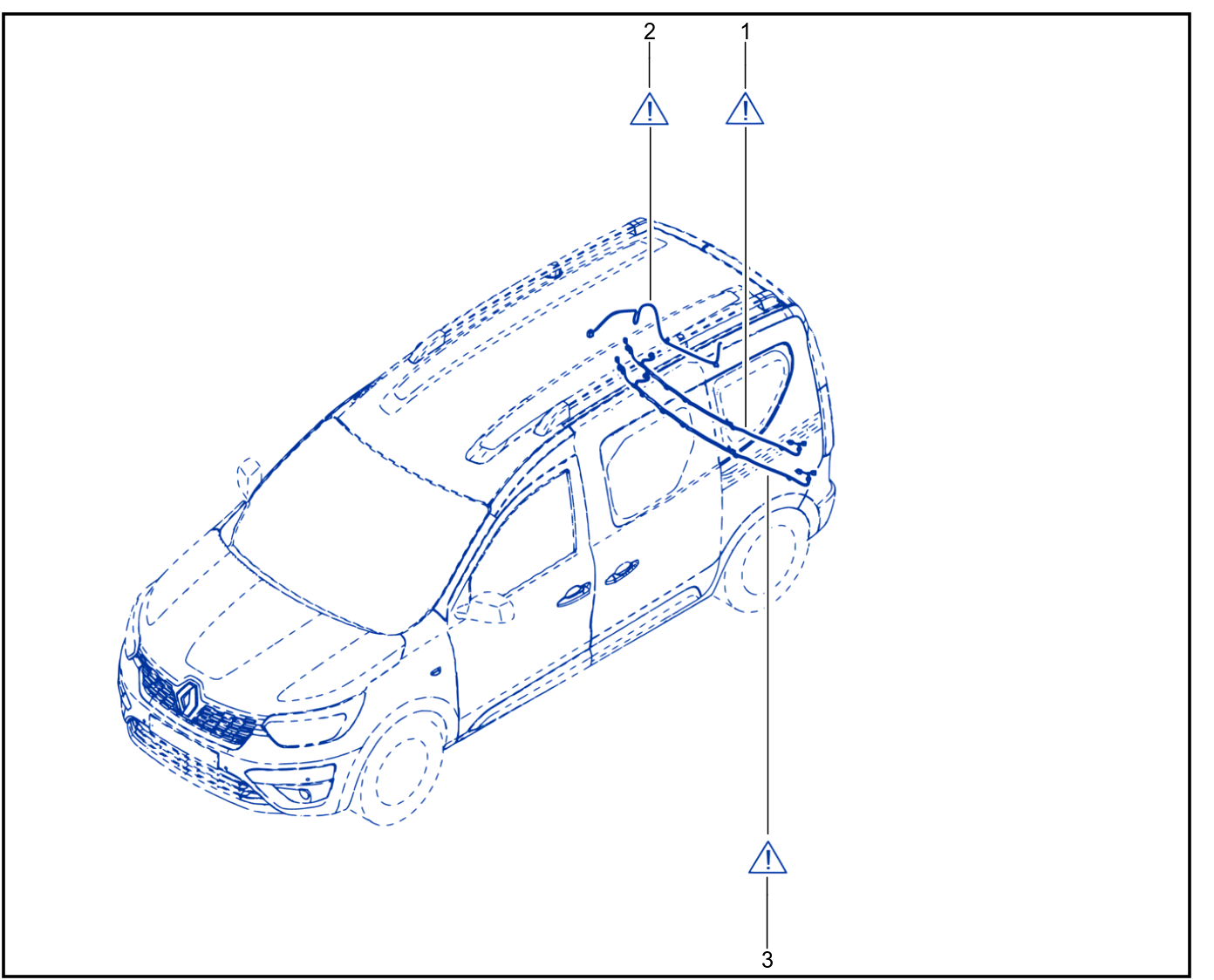 Wiring - Front End Panel Components - 01108344