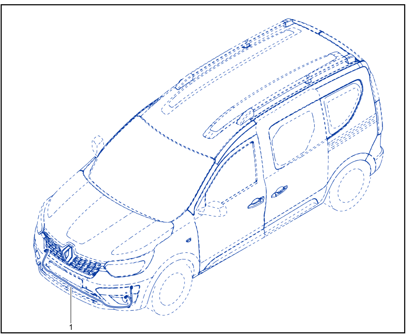 Wiring - Front End Panel Components - 01108345