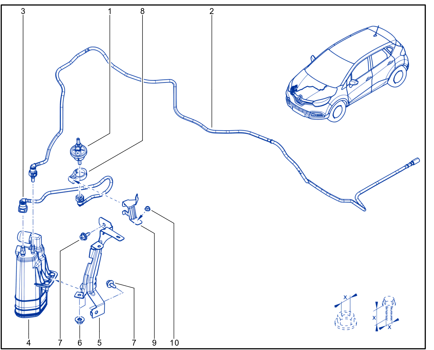 Fuel Vapour Recirculation - 01108406