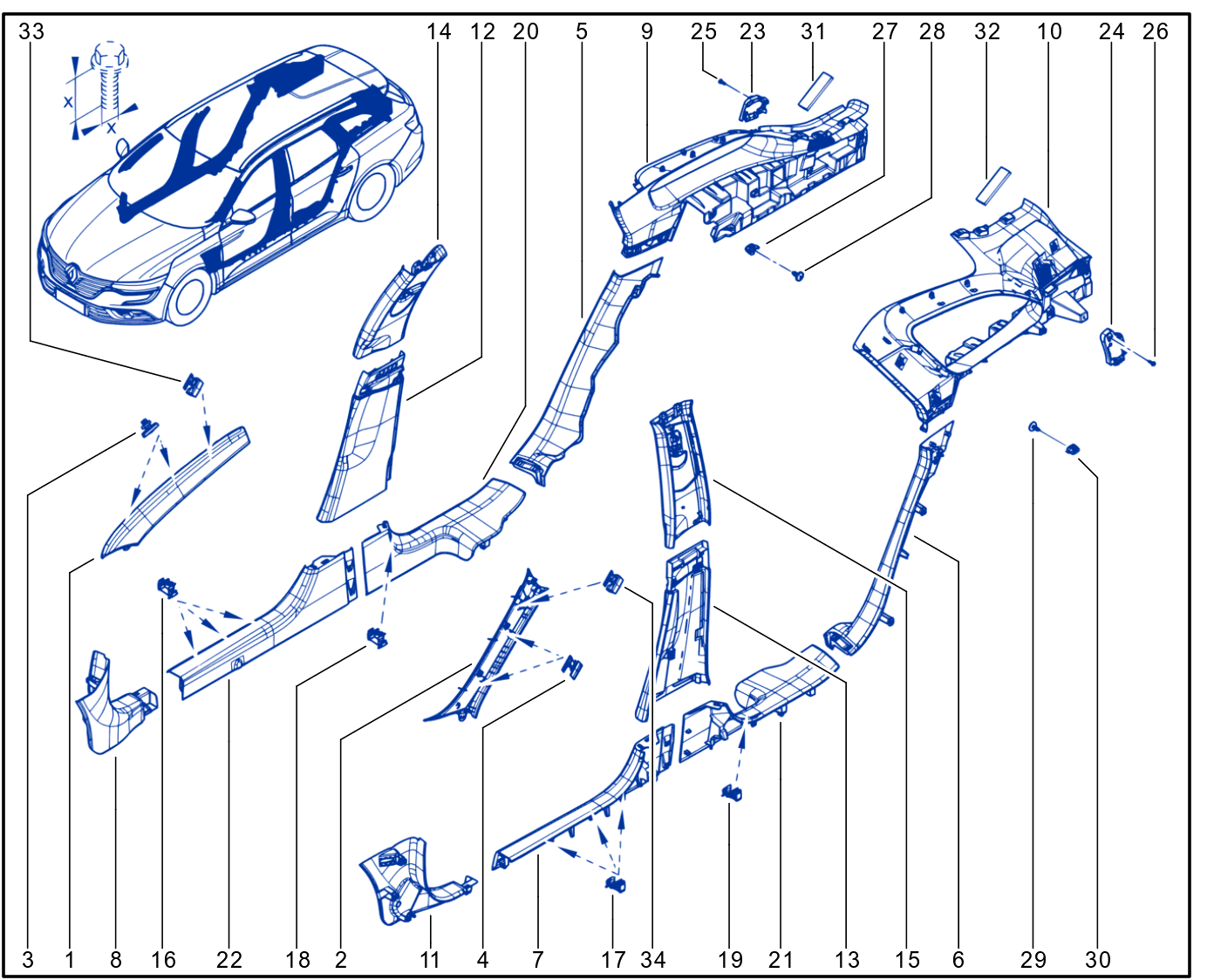 Body Side Trim - 01108617