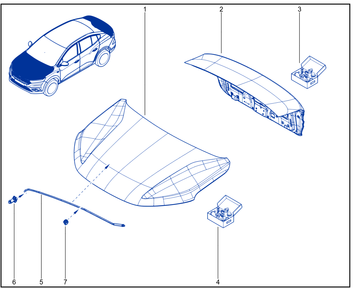 Front Opening Element Panelwork - 01108720