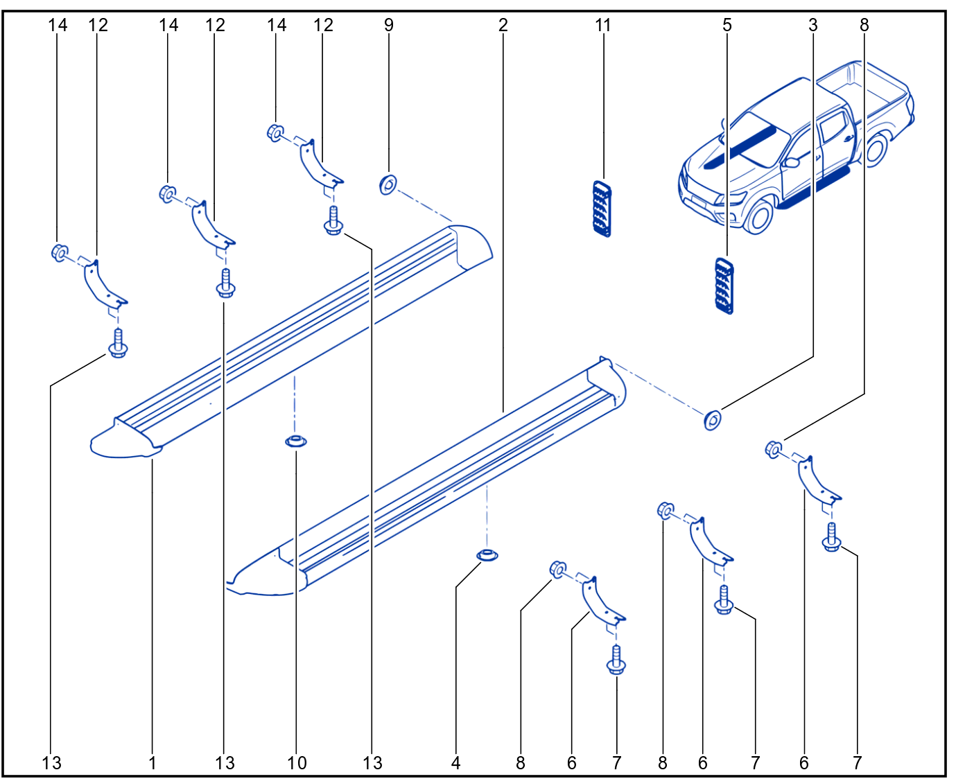Aerodynamic Component - Side Step - 01108725