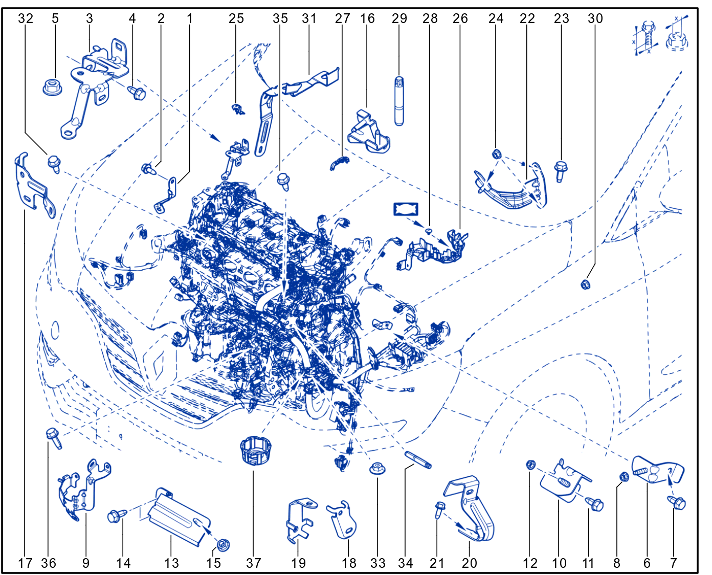 Wiring - Engine Components - 01108990