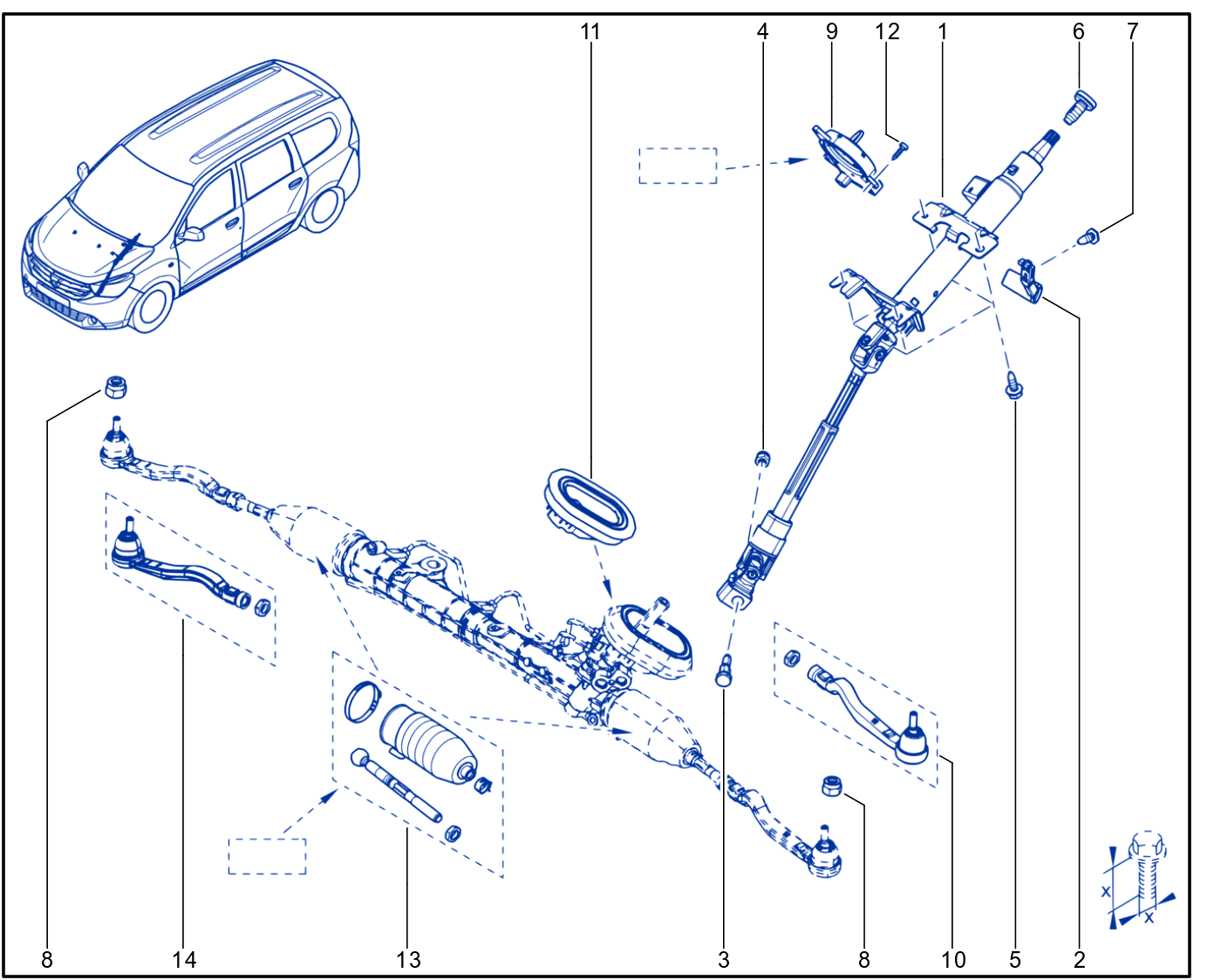 Steering Column - 01109013