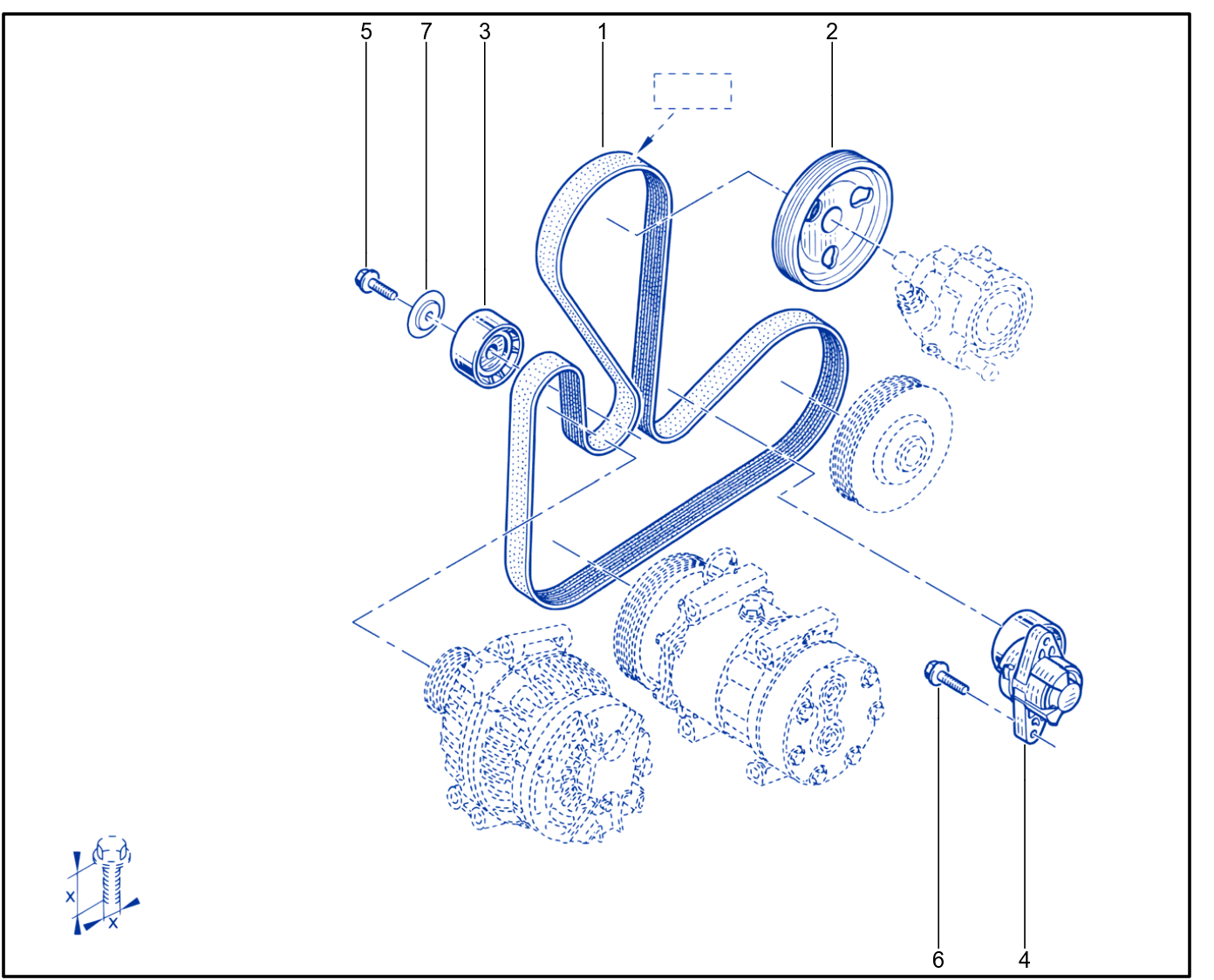 Tensioner - Belt - 01109089