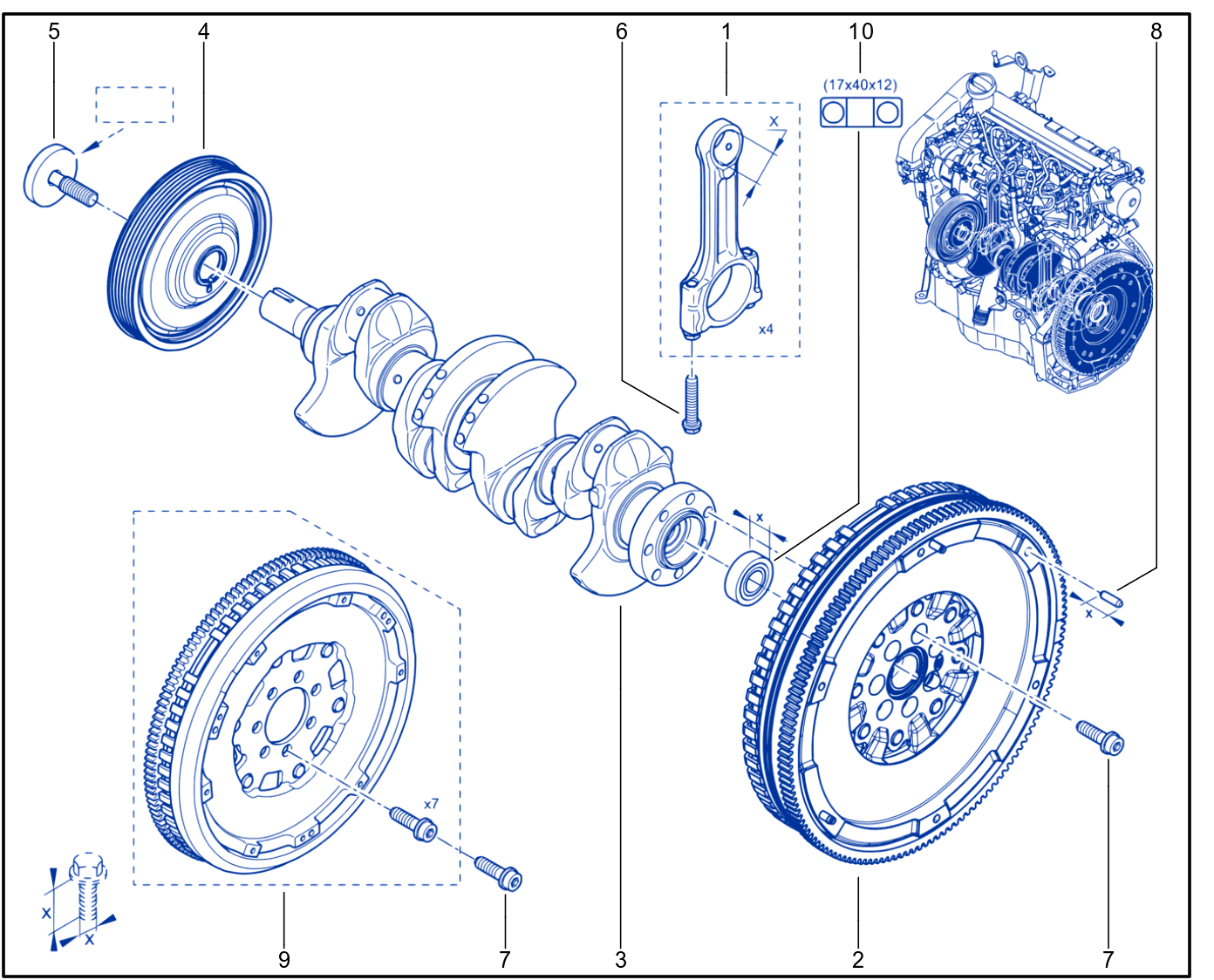 Rotating Parts - 01109159