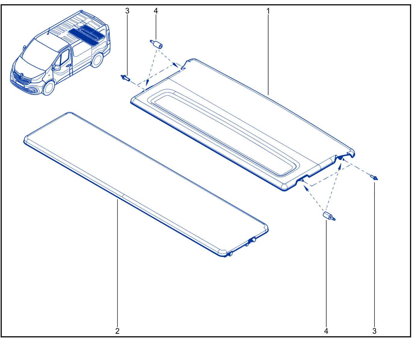 Luggage Compartment Trim - 01109290