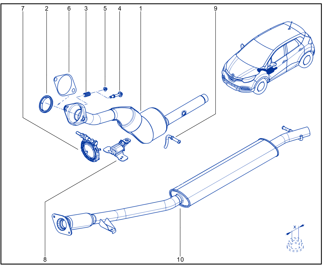Exhaust Pipe - 01109296