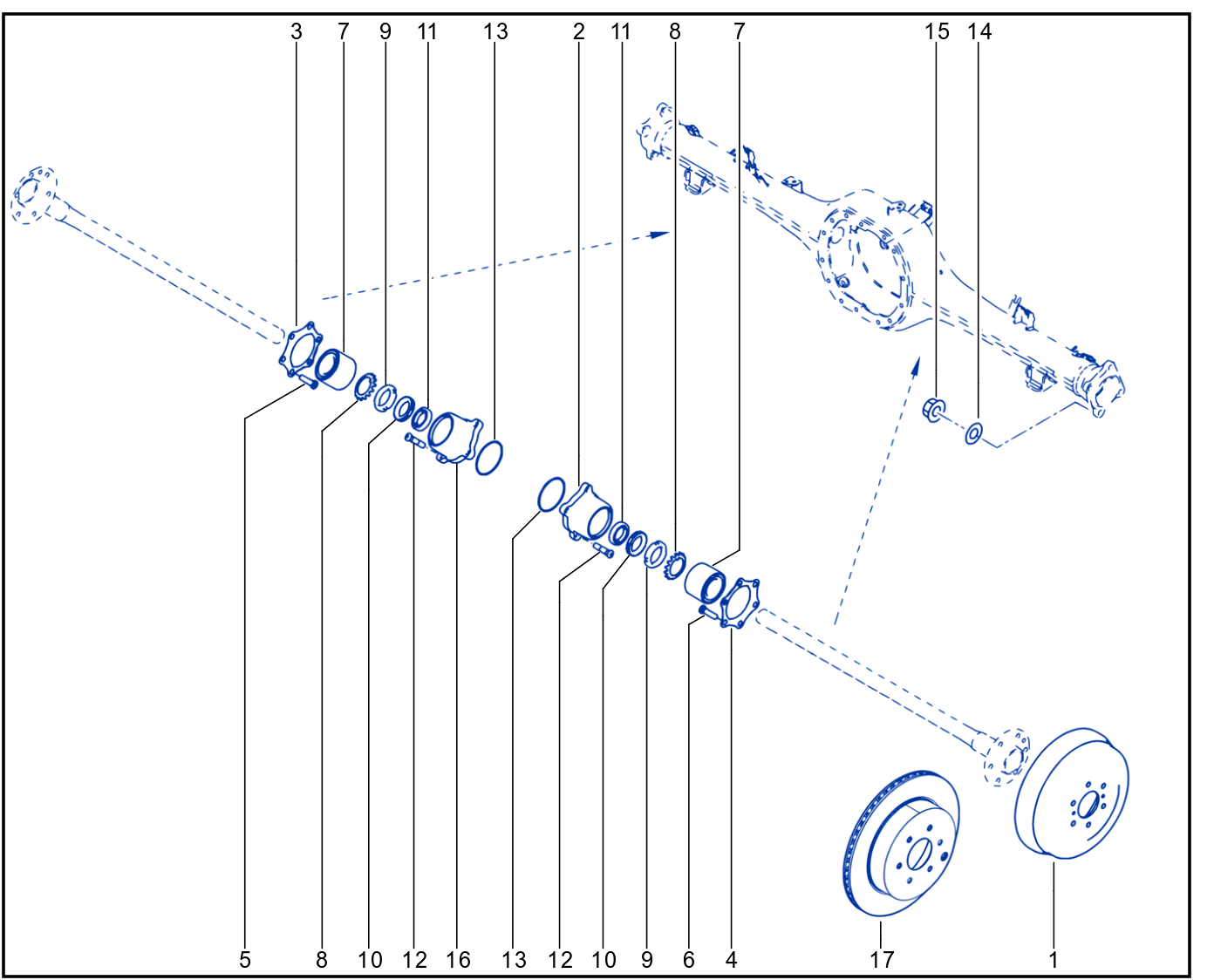 Rear Axle Component - 01109307