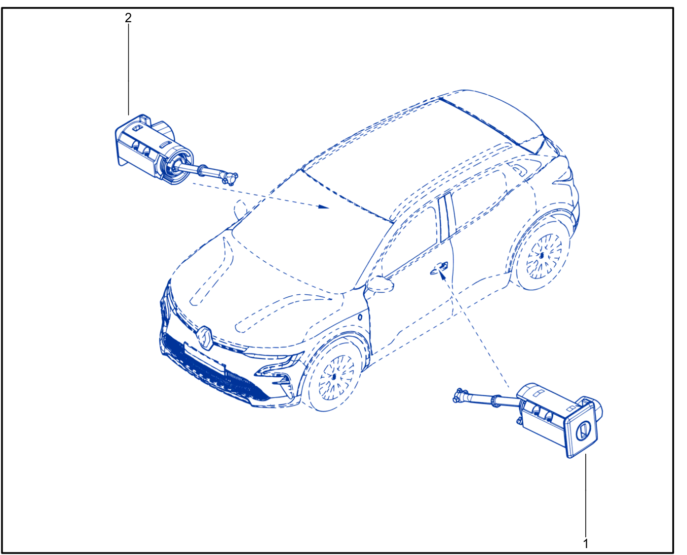 Rear Opening Element Control And Mechanism - 01109308