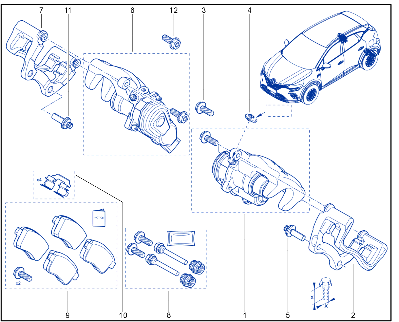 Rear Brake - 01109491