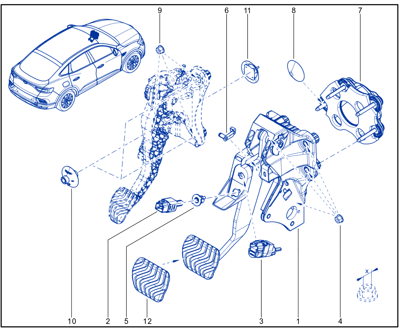 Pedal Assembly - 01109980