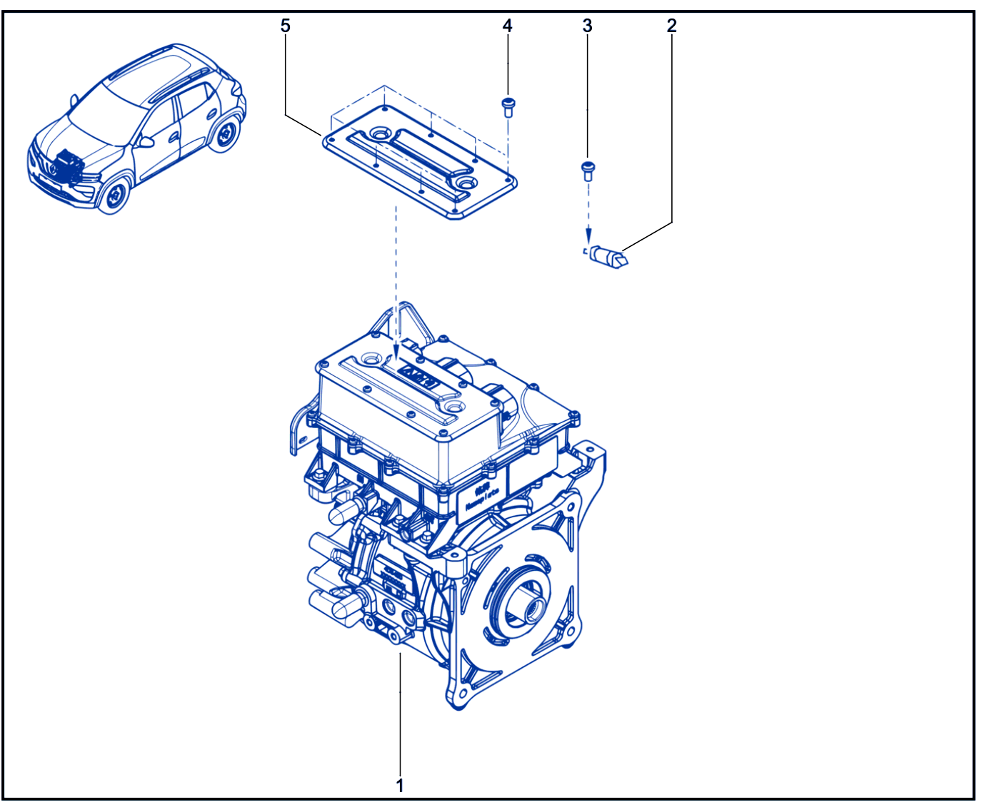 Assembled Electric Motor - 01110166