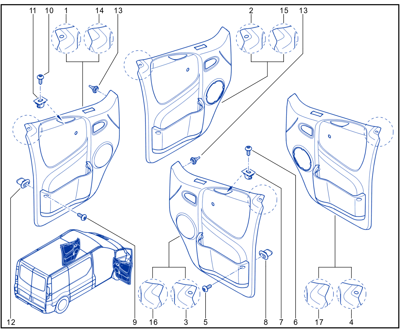 Side Opening Element Trim - 01110255