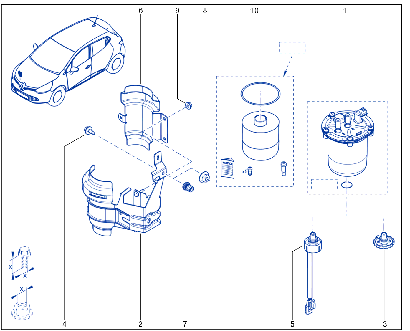 Fuel Filter - 01110287
