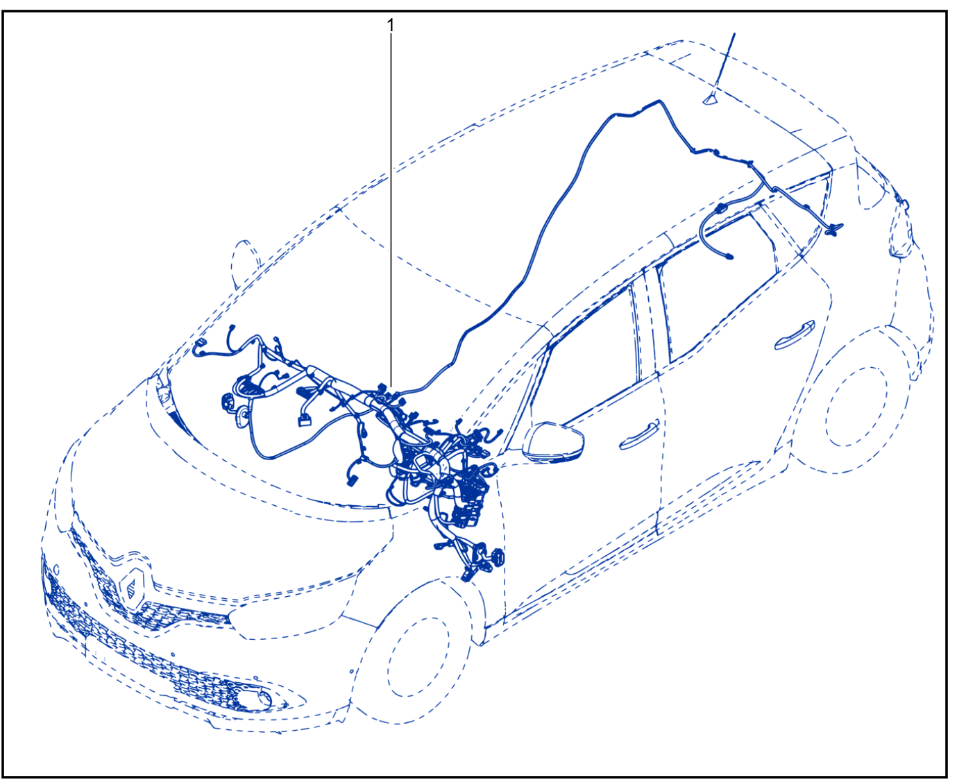 Wiring - Passenger Compartment Components - 01110299