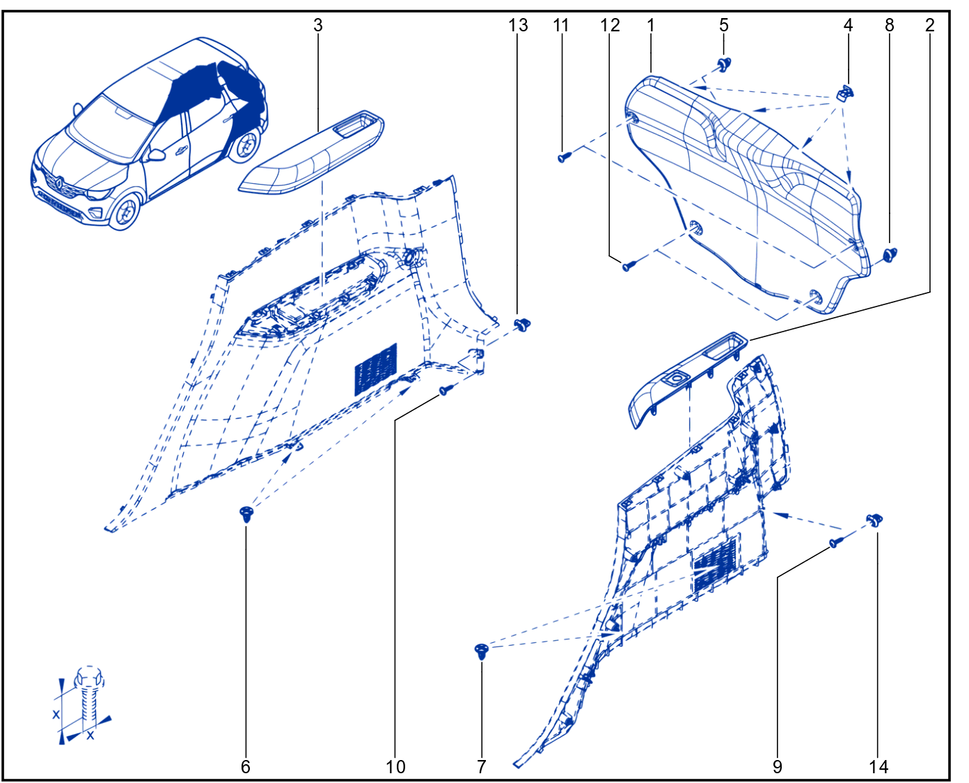 Luggage Compartment Trim - 01110316