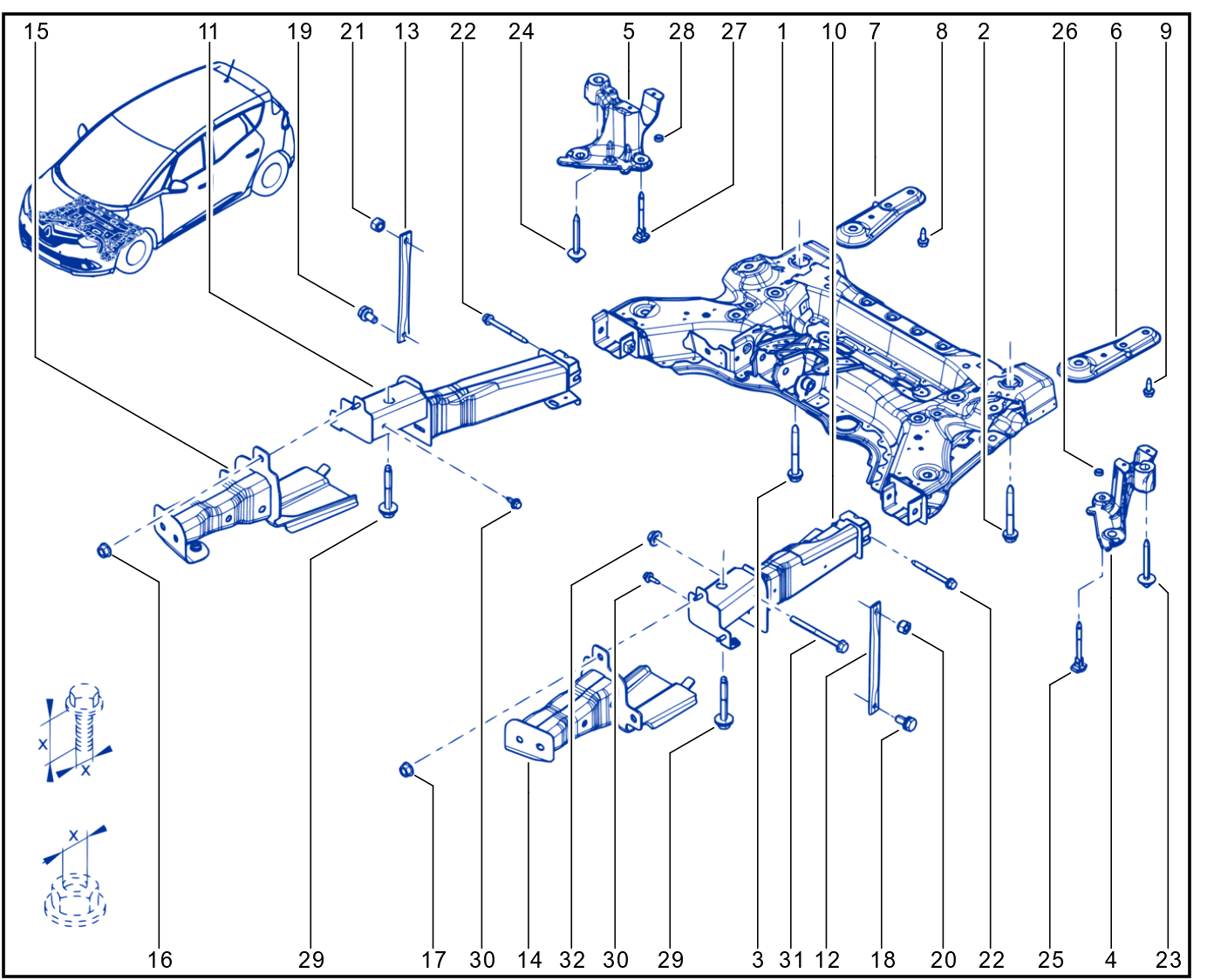 Front Axle Component - 01110368