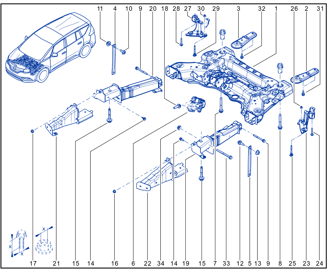 Front Axle Component - 01110369